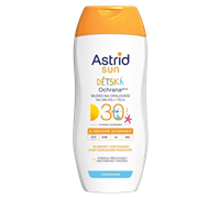 ASTRID SUN Dětské mléko na opalování OF 30 